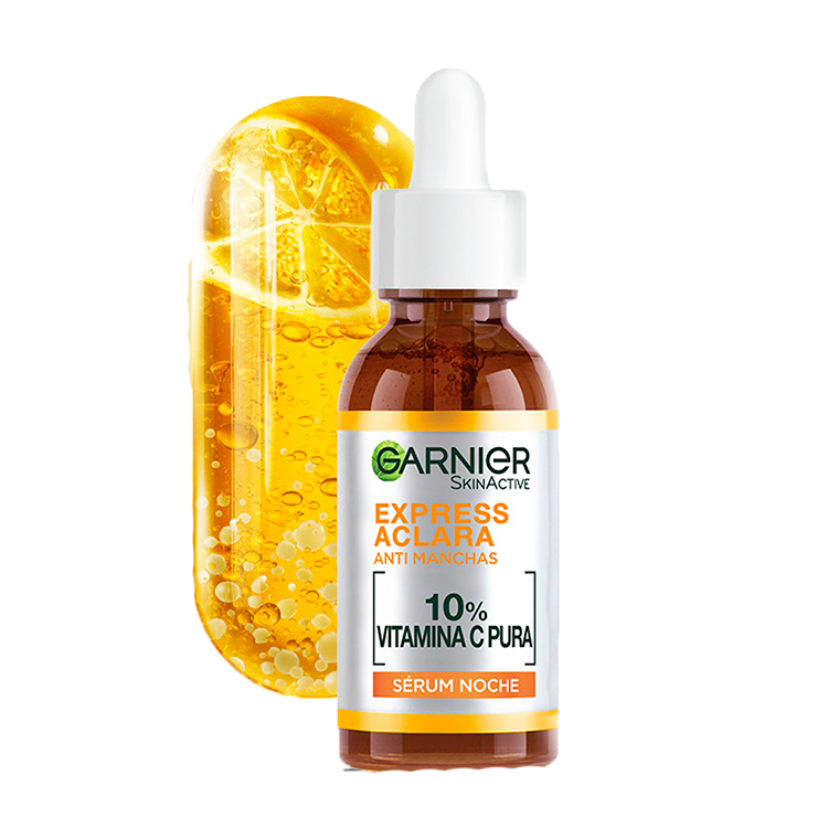 GARNIER SKIN SERUM ACTIVE EXPRESS ACLARA VITAMINA C NOCHE 30ML