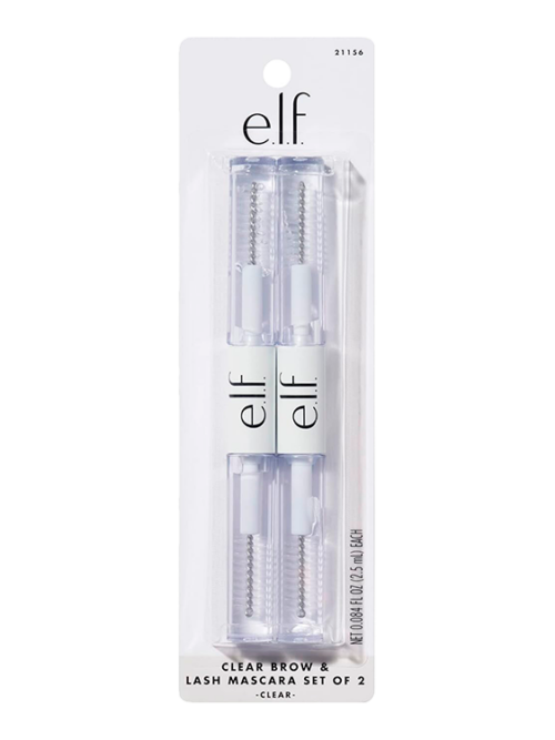 ELF CLEAR LASH & BROW MASCARA GEL, DUAL-SIDED FLEXIBLE HOLD