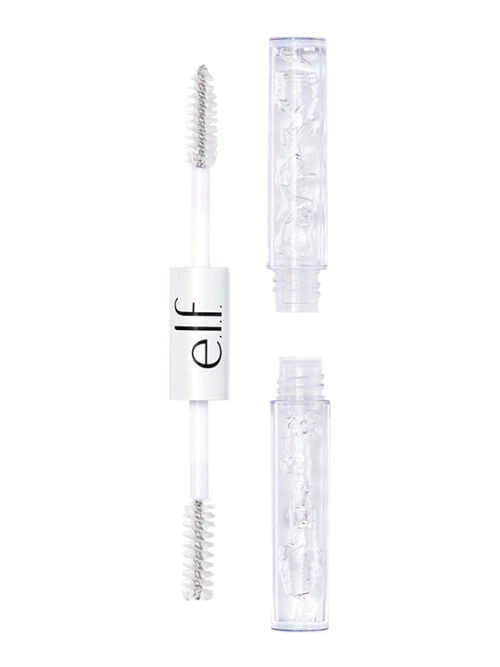 ELF CLEAR BROW & LASH MASCARA, DUAL-SIDED BRUSHABLE CLEAR