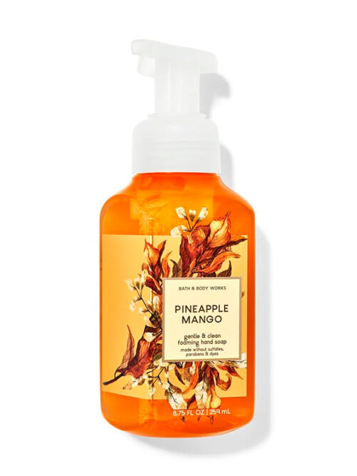 BATH & BODY WORKS GENTLE & CLEAN FOAMING HAND SOAP PINEAPPLE MANGO