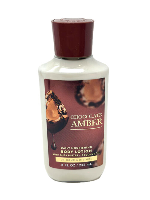 BATH & BODY WORKS CHOCOLATE AMBER FRAGRANCE BODY LOTION