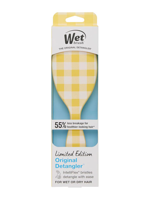 WET BRUSH ORIGINAL DETANGLER, COASTAL GOLDEN GINGHAM