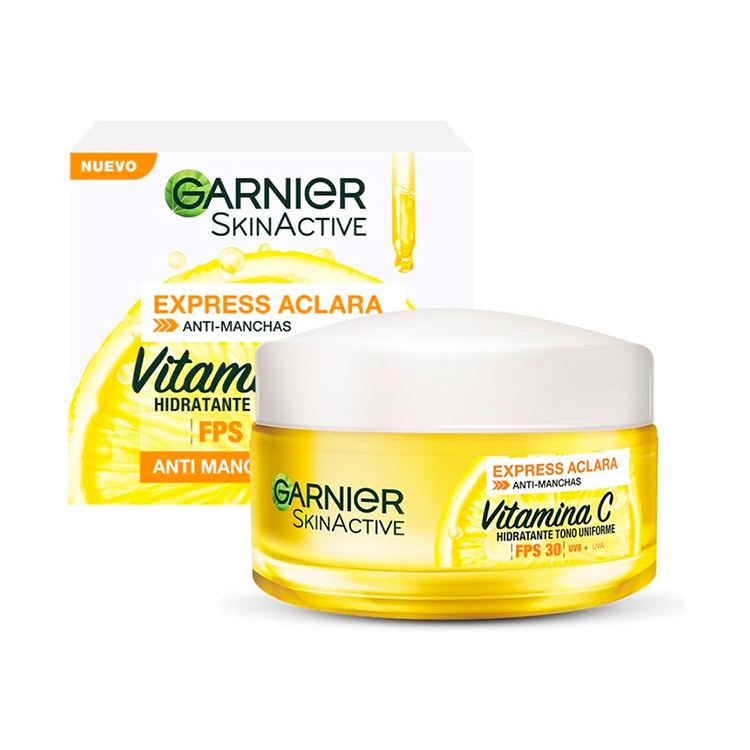 GARNIER SKIN ACTIVE CREMA HIDRATANTE EXPRESS ACLARA VITAMINA C 50ML