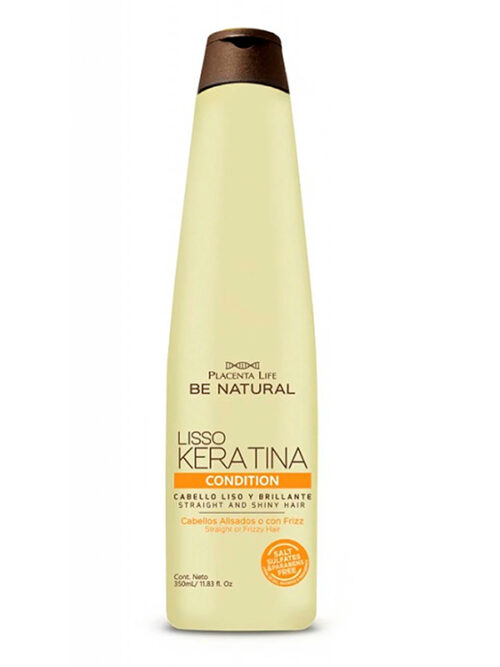 BE NATURAL ACONDICIONADOR LISSO KERATINA 350ML
