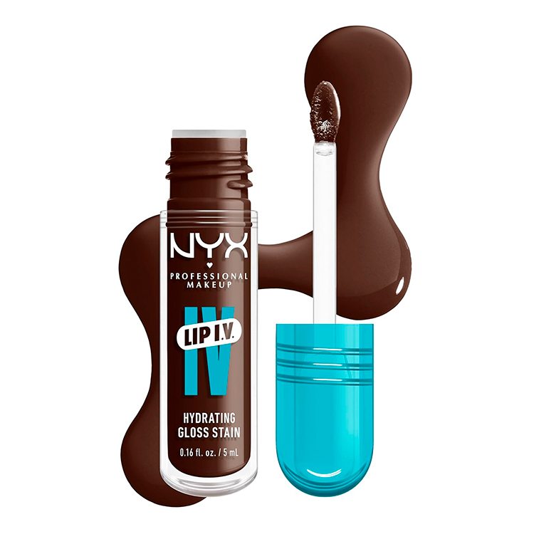 NYX PROFESSIONAL MAKEUP LIP IV HYDRATING GLOSSY LIP 06 ESPRESSO SOAK 5ML