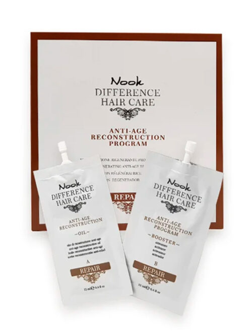 NOOK DIFFERENCE HAIR CARE REPAIR ANTI-AGE RECONSTRUCTION PROGRAM INDIVIDUAL 12ML + 12ML