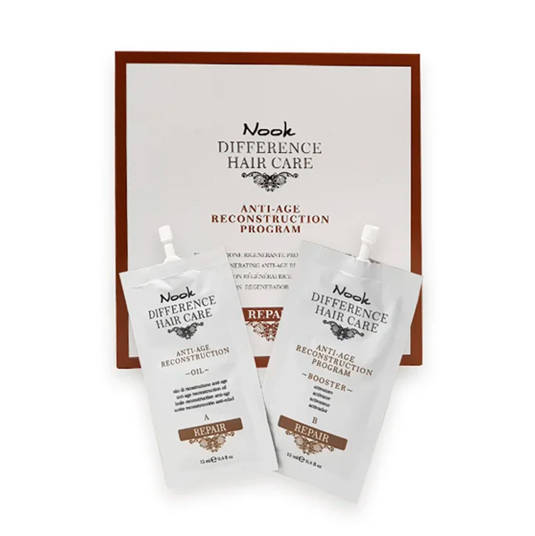 NOOK DIFFERENCE HAIR CARE REPAIR ANTI-AGE RECONSTRUCTION PROGRAM INDIVIDUAL 12ML + 12ML