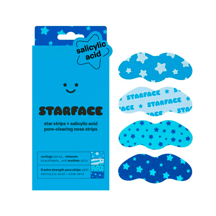 STARFACE STAR STRIPS + SALICYLIC ACID - X8 NASAL PORE CLEANSING