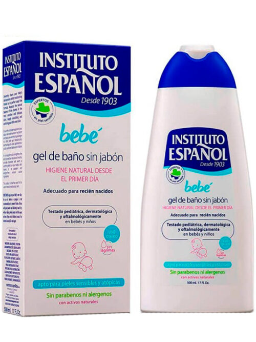 INSTITUTO ESPAÑOL BEBE GEL DE BAÑO SIN JABÓN 500ML