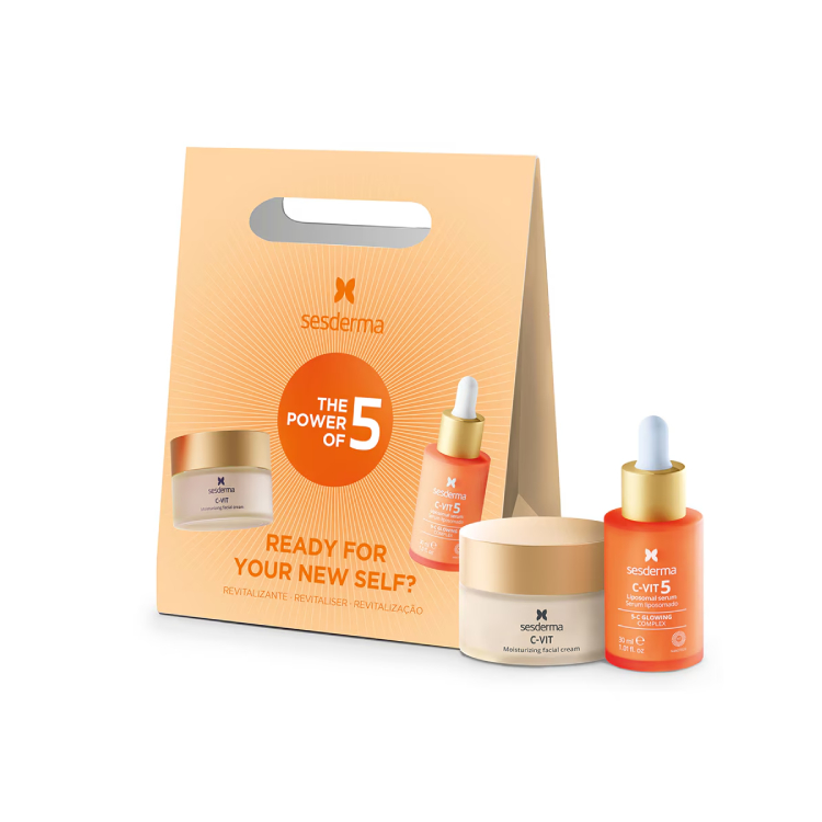 SESDERMA DUO C VIT 5 SERUM LIPOSOMALE 30ML + C VIT CREME HYDRATANTE 50ML
