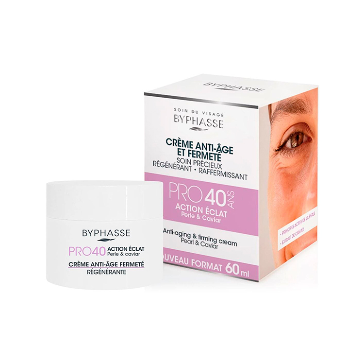 BYPHASSE ANTI-AGING CREAM PRO40 YEARS PEARL AND CAVIAR 50ML
