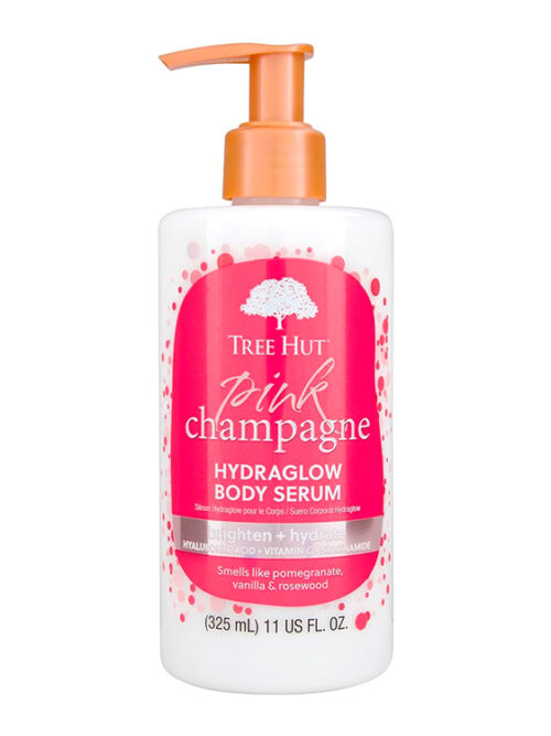 TREE HUT PINK CHAMPAGNE HYDRAGLOW BODY SERUM PINK CHAMPAGNE 325ML