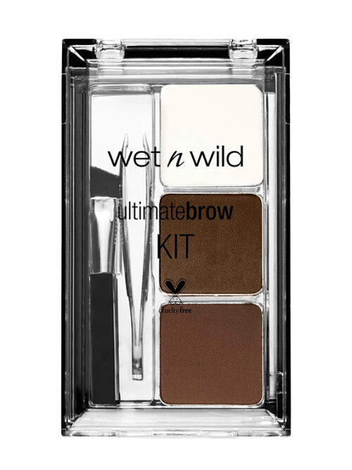 WET N WILD ULTIMATE EYEBROW MAKEUP KIT, LONG-LASTING MATTE BROW POWDER