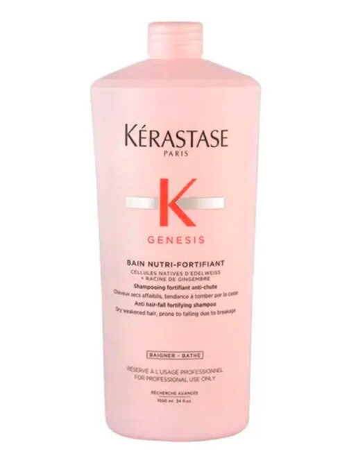 KERASTASE SHAMPOO FORTIFICANTE ANTICAÍDA GENESIS BAIN NUTRI-FORTIFIANT UNISEX DE 1L