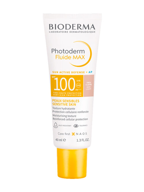 BIODERMA PHOTODERM PROTECTOR SOLAR FLUIDE MAX SPF100 VERY LIGHT 40ML