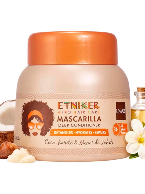 ETNIKER AFRO HAIR CARE MASCARILLA CAPILAR ACONDICIONADORA PROFUNDA 300G