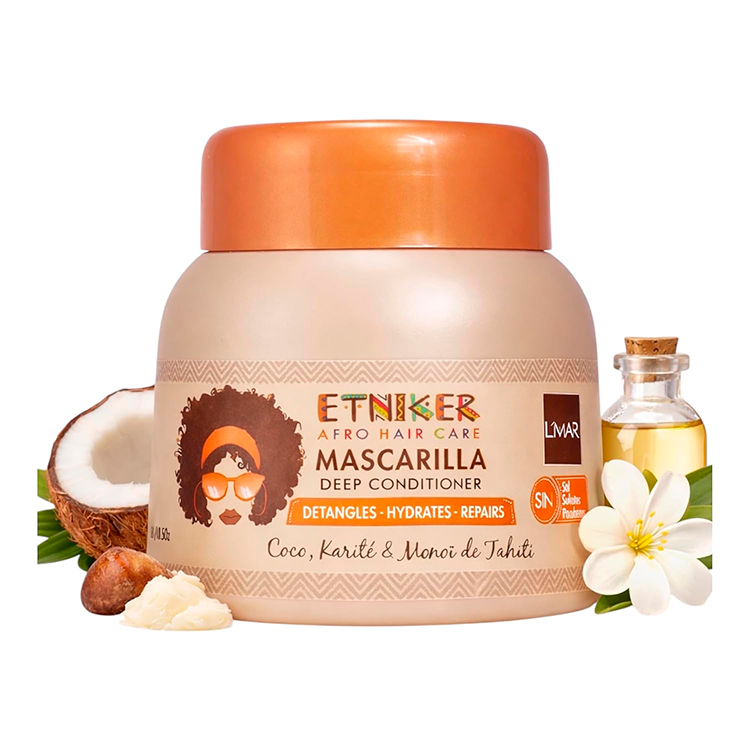 ETNIKER AFRO HAIR CARE MASCARILLA CAPILAR ACONDICIONADORA PROFUNDA 300G