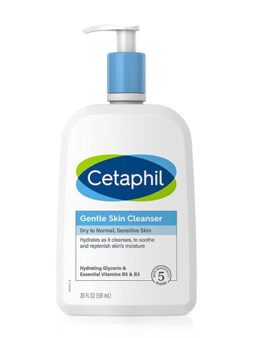 CETAPHIL GENTLE CLEANSER, HYDRATING FACE WASH, SENSITIVE SKIN 591ML