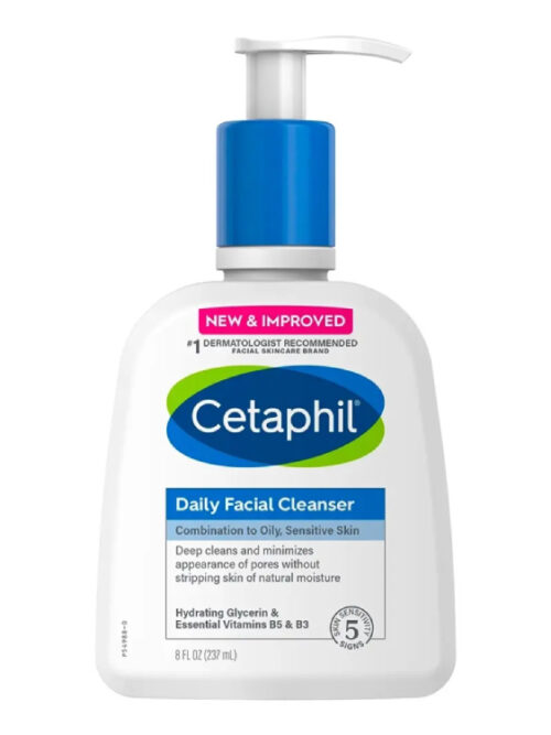 CETAPHIL LIMPIADOR FACIAL DIARIO PARA PIEL GRASA Y SENSIBLE 473ML