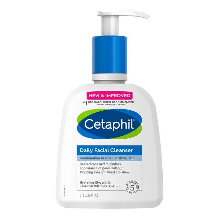 CETAPHIL LIMPIADOR FACIAL DIARIO PARA PIEL GRASA Y SENSIBLE 473ML