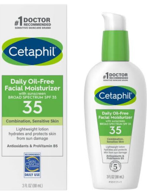 CETAPHIL DAILY OIL-FREE FACIAL MOISTURIZER WITH SUNSCREEN, SPF 35 88ML