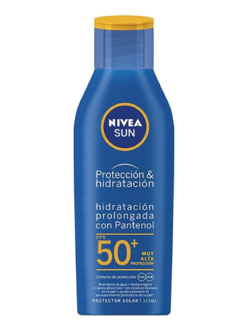 NIVEA PROTECTOR SOLAR SUN PROTECCIÓN E HIDRATACIÓN 125ML