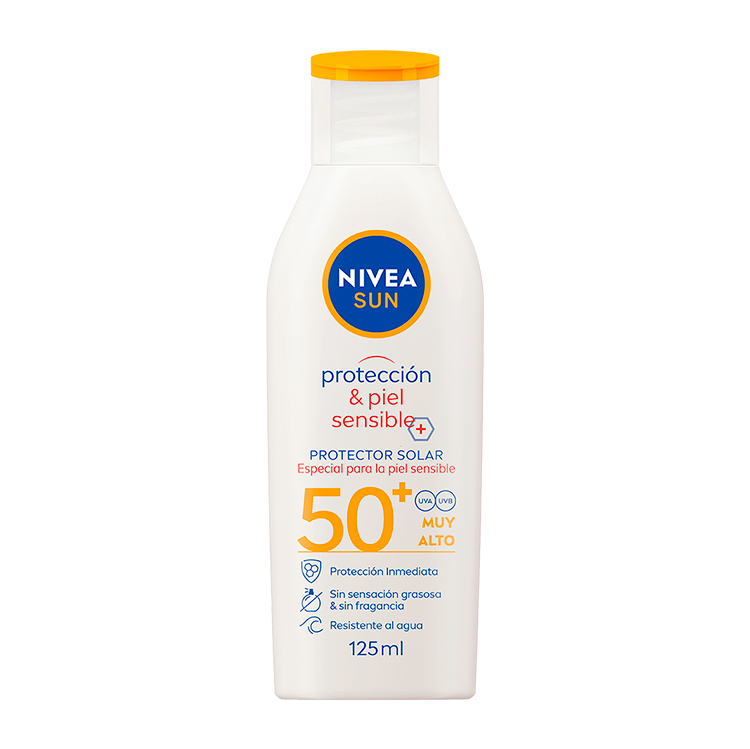 NIVEA SUN FACIAL PROTECTOR SOLAR PARA PIEL SENSIBLE 50FPS 200ML