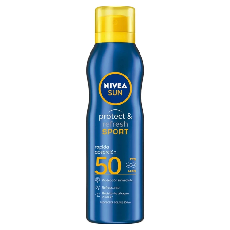 NIVEA PROTECTOR SOLAR EN AEROSOL SUN PROTECT & REFRESH SPORT 200ML