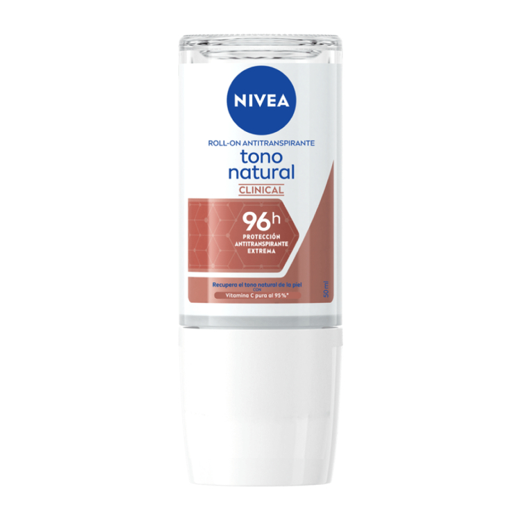 NIVEA ANTITRANSPIRANTE ROLL-ON TONO NATURAL CLINICAL 50ML