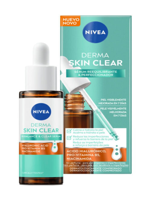 NIVEA SÉRUM FACIAL DERMA SKIN CLEAR ANTI-IMPERFECCIONES 30ML