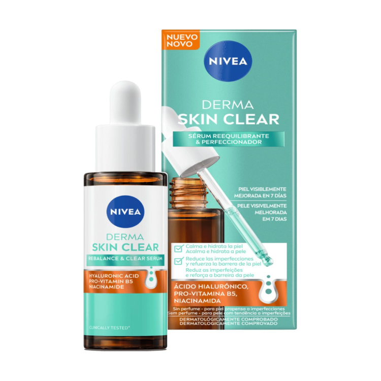 NIVEA SÉRUM FACIAL DERMA SKIN CLEAR ANTI-IMPERFECCIONES 30ML