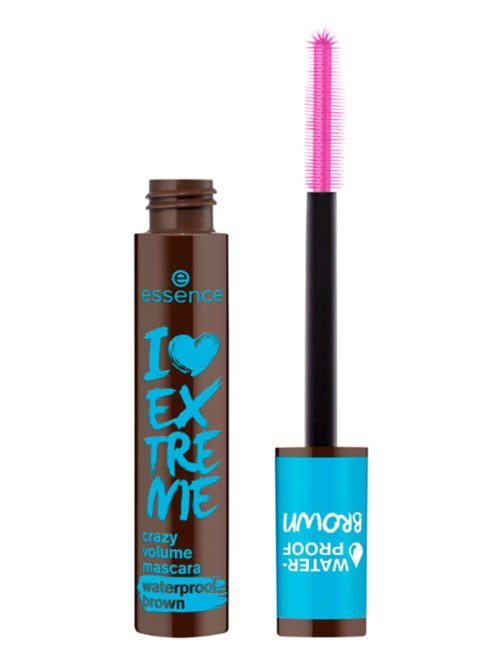 ESSENCE, I LOVE EXTREME CRAZY VOLUME MASCARA WATERPROOF BROWN