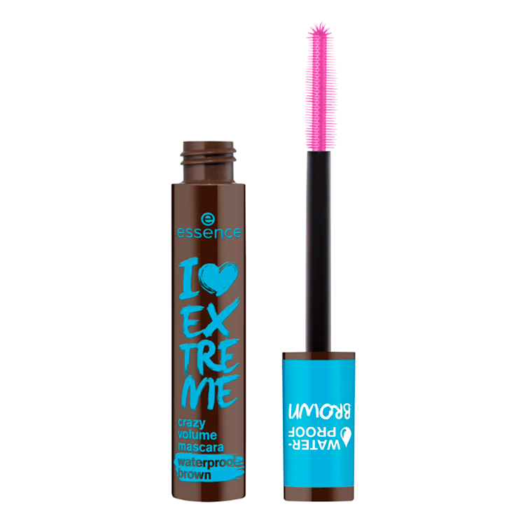 ESSENCE, I LOVE EXTREME CRAZY VOLUME MASCARA WATERPROOF BROWN