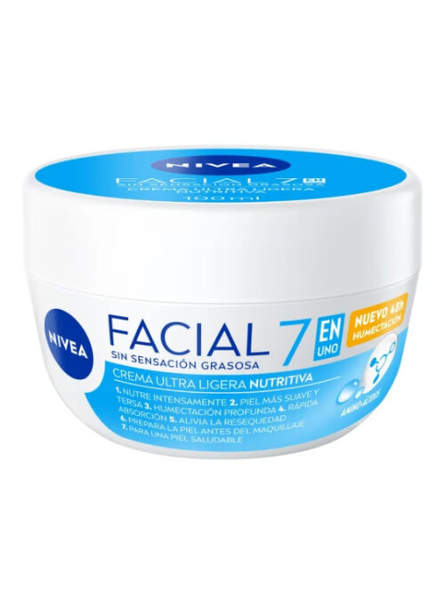 NIVEA CREMA FACIAL CUIDADO NUTRITIVO 5 EN 1 100ML