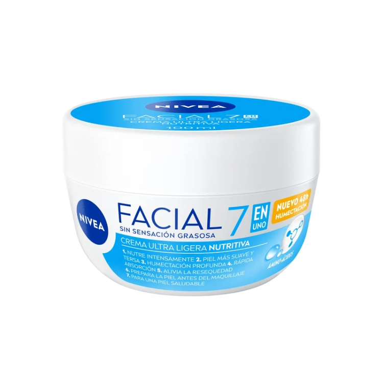 NIVEA CREMA FACIAL CUIDADO NUTRITIVO 5 EN 1 100ML