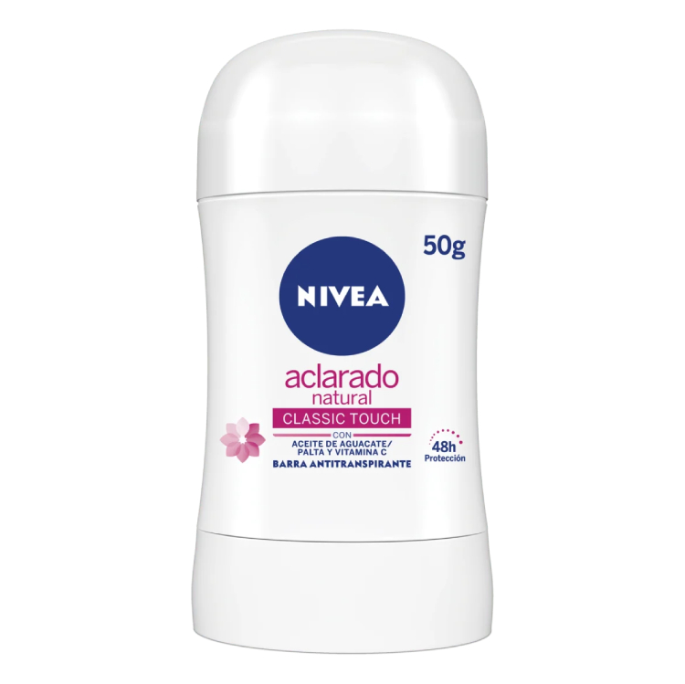 NIVEA ANTITRANSPIRANTE EN BARRA ACLARADO NATURAL CLASSIC TOUCH 50G