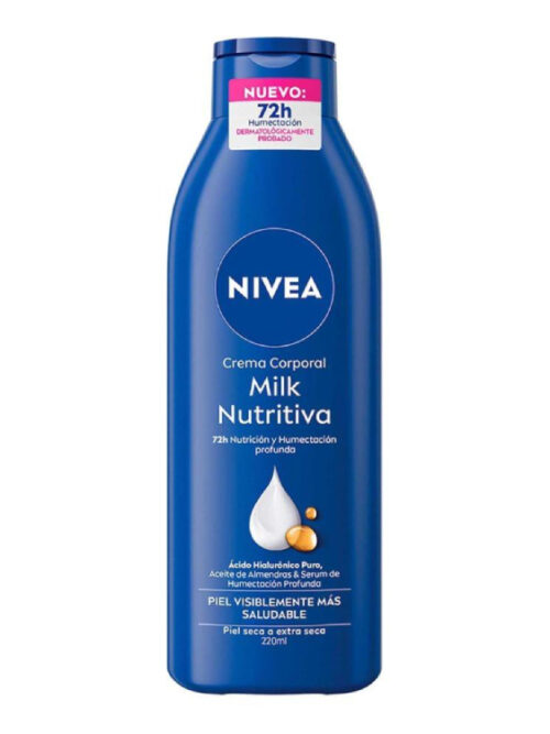 NIVEA CREMA CORPORAL MILK NUTRITIVA PIEL EXTRA SECA 220ML