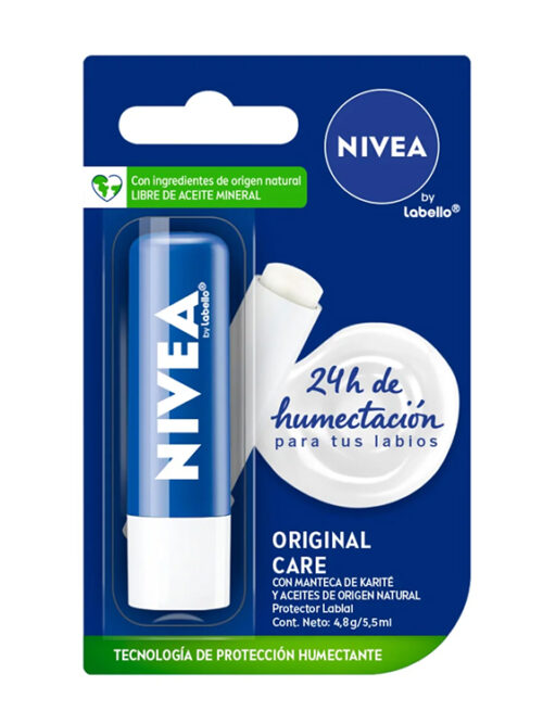 NIVEA PROTECTOR LABIAL ORIGINAL CARE 4.8G
