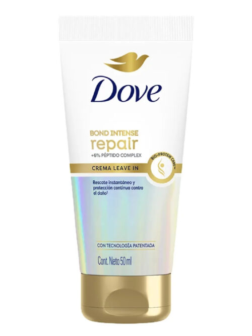 DOVE BOND REPAIR + PÉPTIDO TRATAMIENTO LEAVE IN CAPILAR EXPERTO EN DAÑOS 50ML