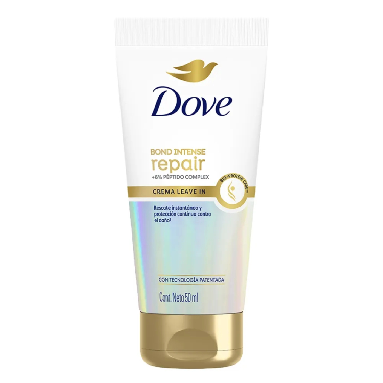 DOVE BOND REPAIR + PÉPTIDO TRATAMIENTO LEAVE IN CAPILAR EXPERTO EN DAÑOS 50ML