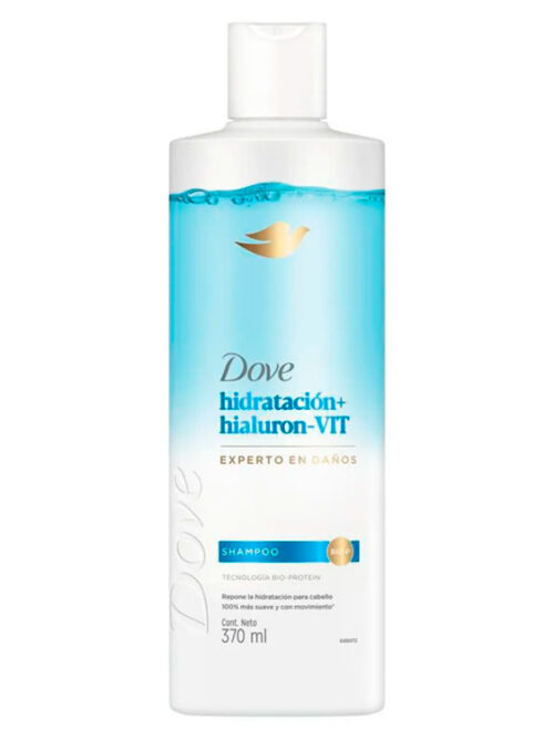 DOVE SHAMPOO HIDRATACIÓN + HIALURÓNICO 370ML