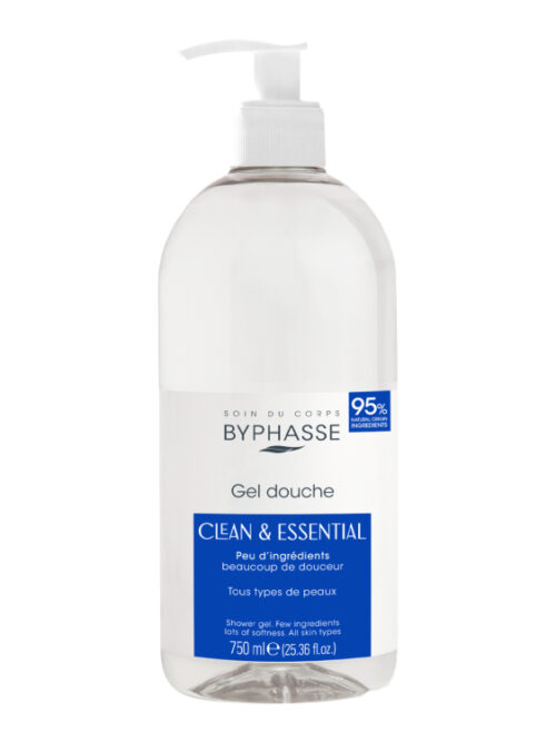 BYPHASSE GEL DE DUCHA TODO TIPO DE PIEL CLEAN & ESSENTIAL 750ML