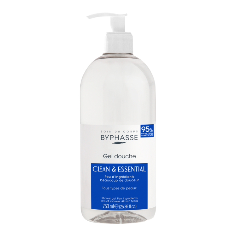 BYPHASSE GEL DE DUCHA TODO TIPO DE PIEL CLEAN & ESSENTIAL 750ML