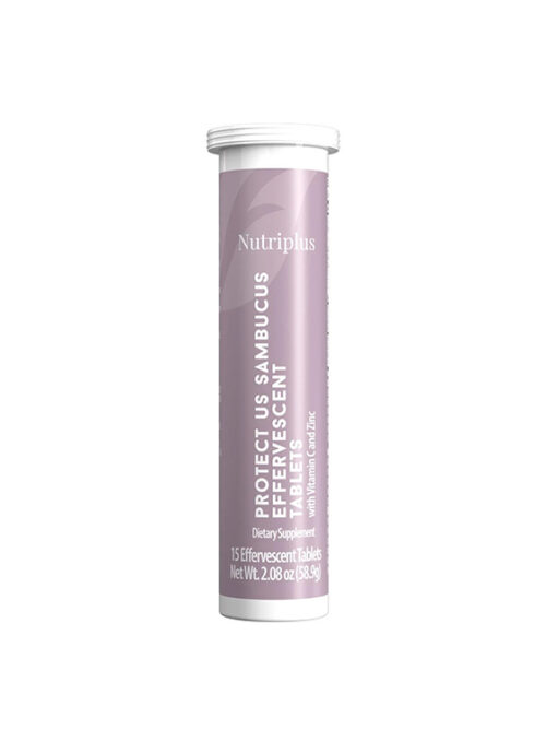 FARMISI NUTRIPLUS PROTECT US SAMBUCUS EFFERVESCENT TABLETS VITAMIN C AND ZINC